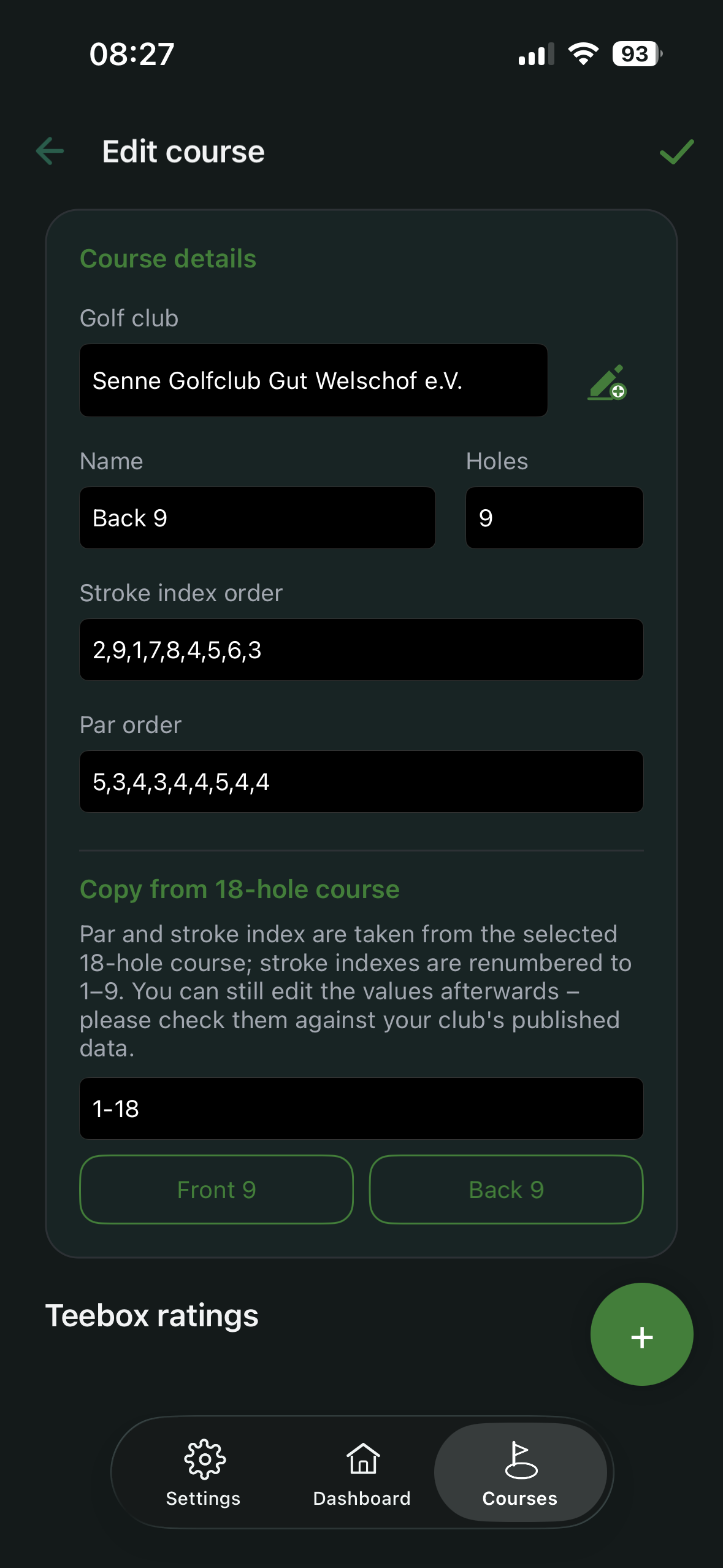 Copy from 18-hole course