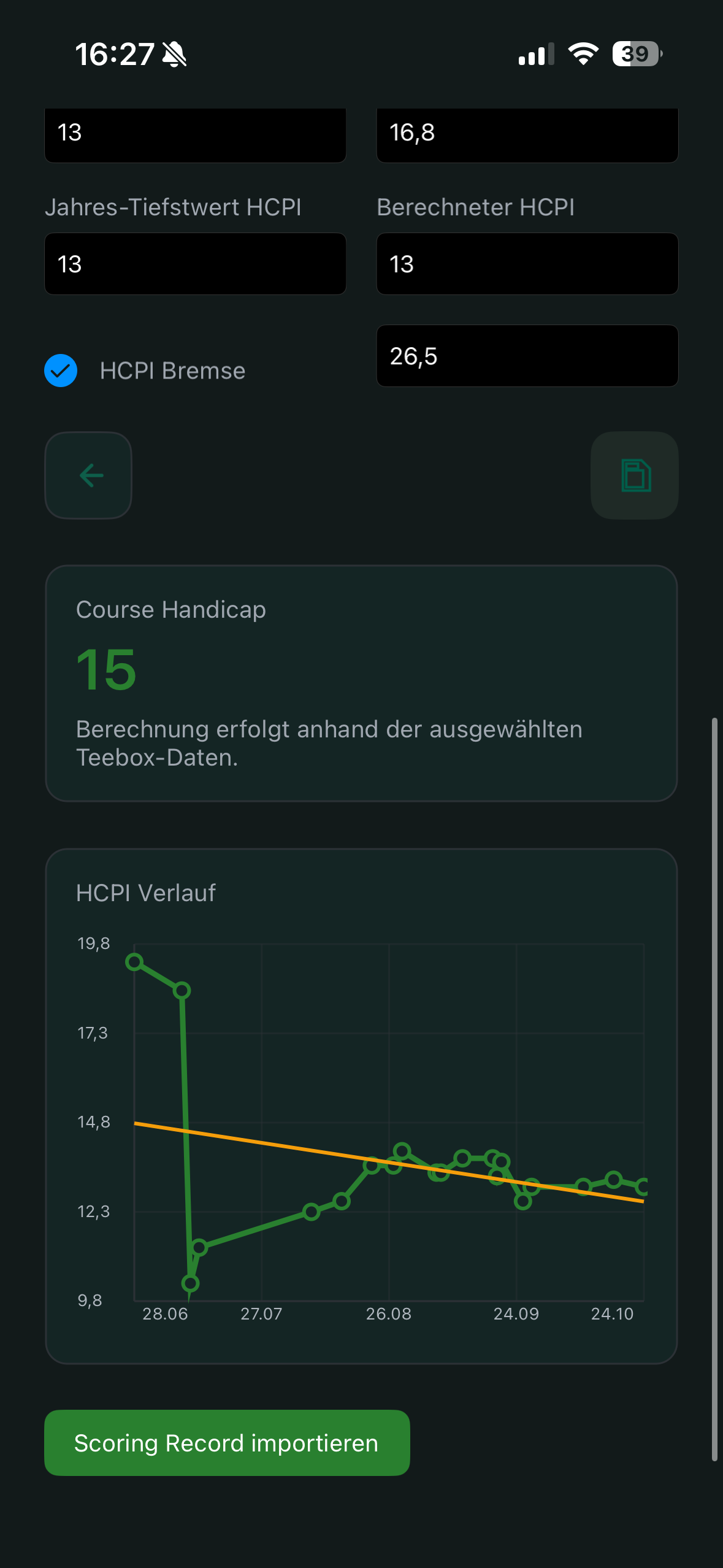 Profil - Premium-Bereiche